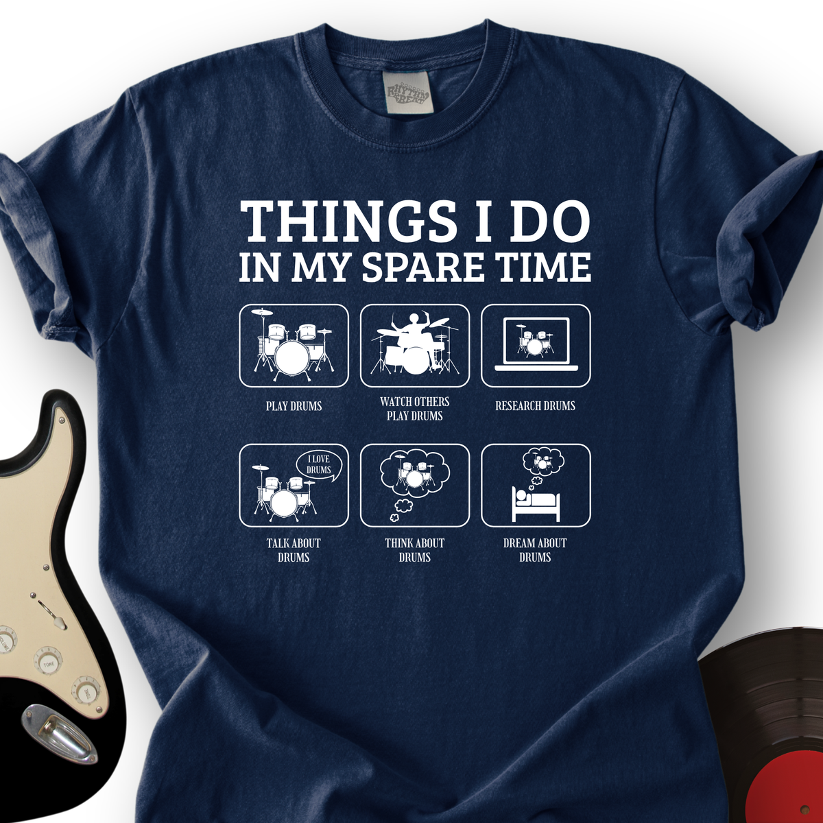 All I Do is Drum T-Shirt product image 3