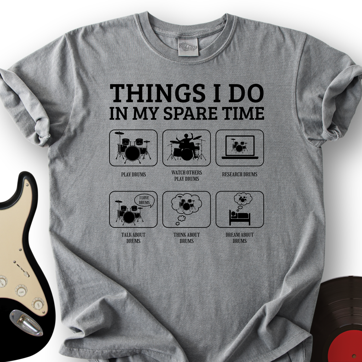 All I Do is Drum T-Shirt product image 5