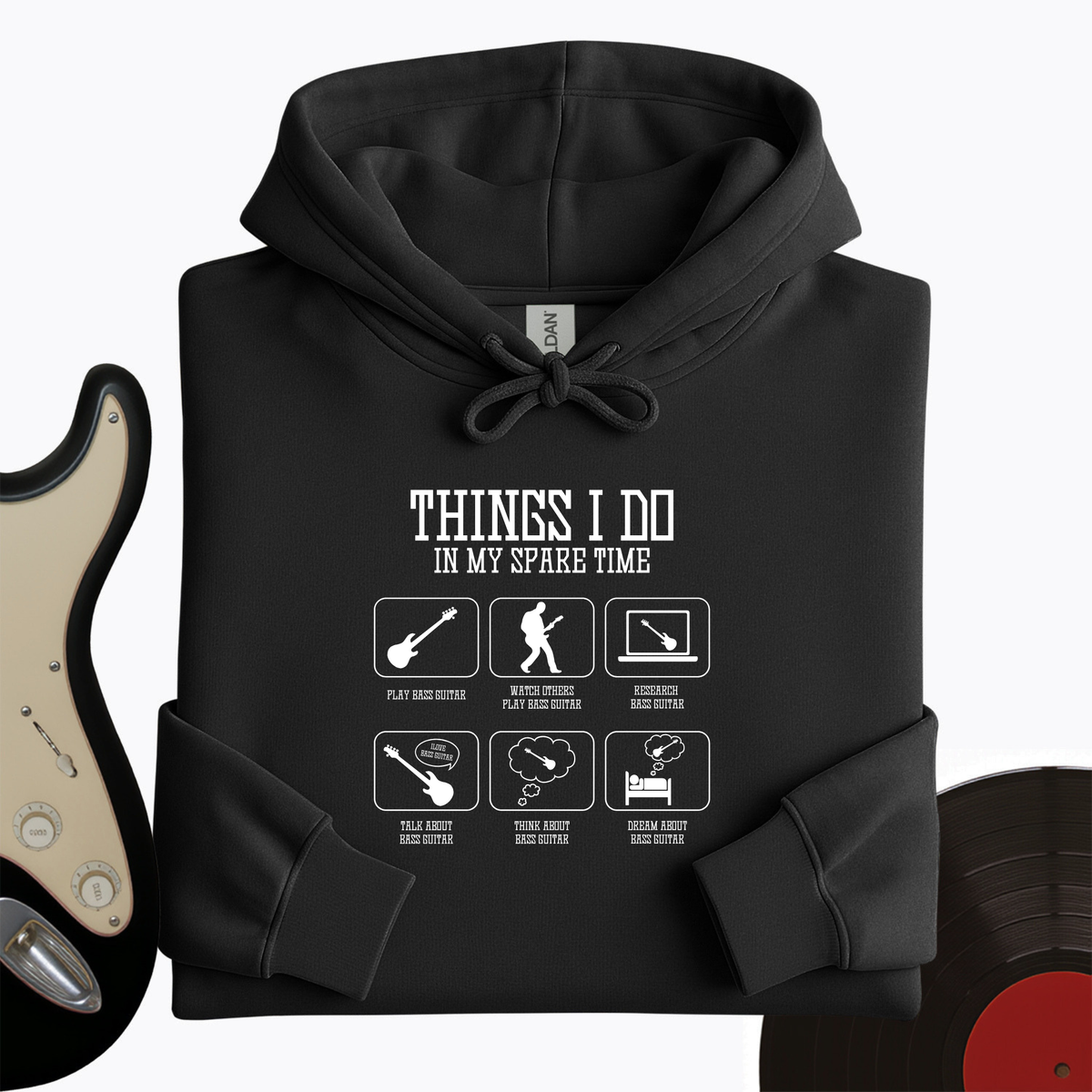 All I Do is Bass Guitar Hoodie product image 6