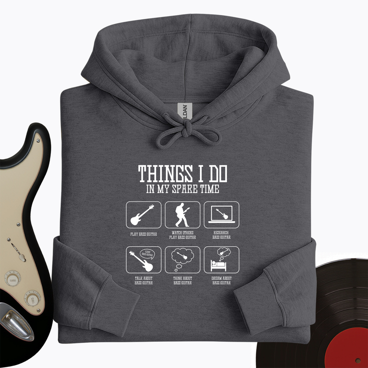 All I Do is Bass Guitar Hoodie product image 2