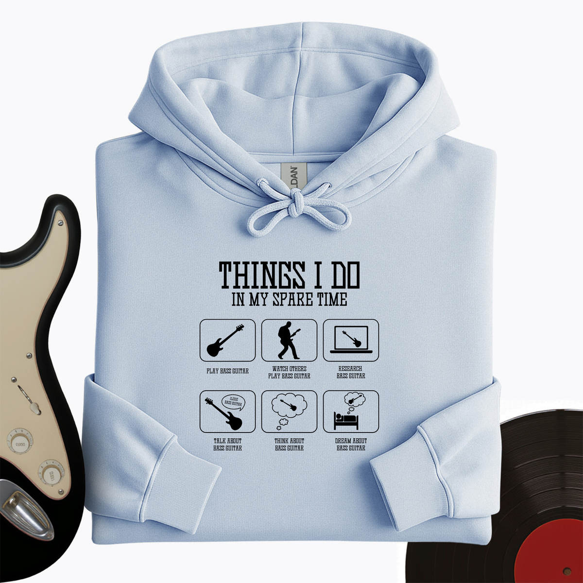 All I Do is Bass Guitar Hoodie product image 10