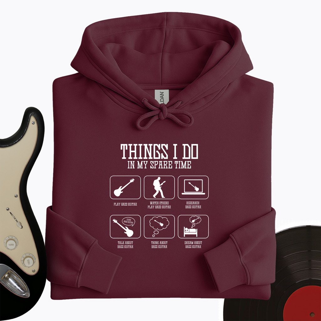 All I Do is Bass Guitar Hoodie product image 3