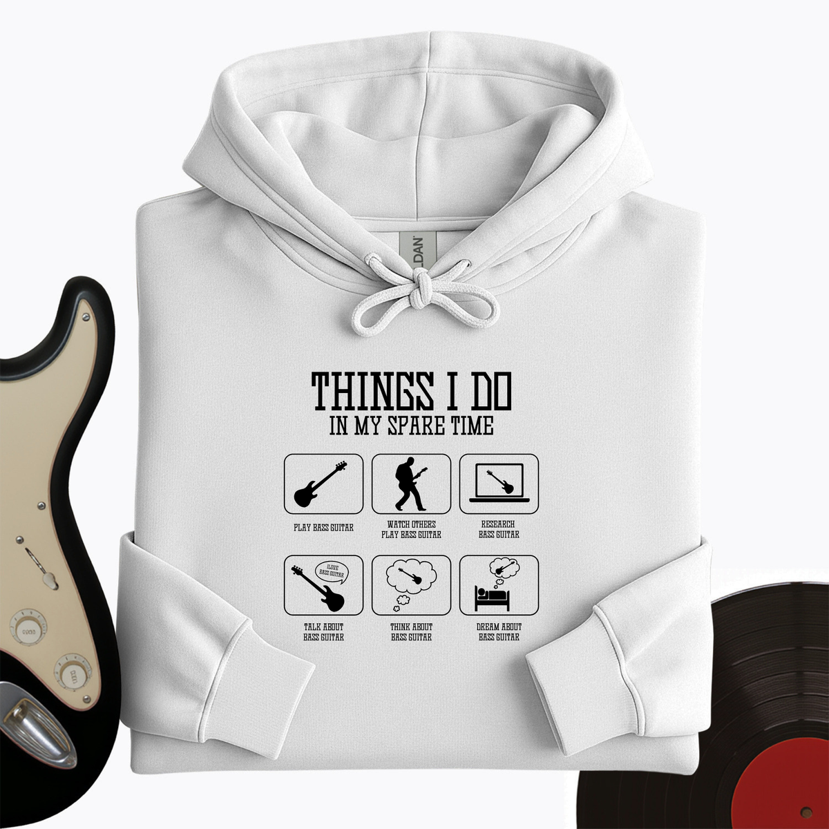 All I Do is Bass Guitar Hoodie product image 5