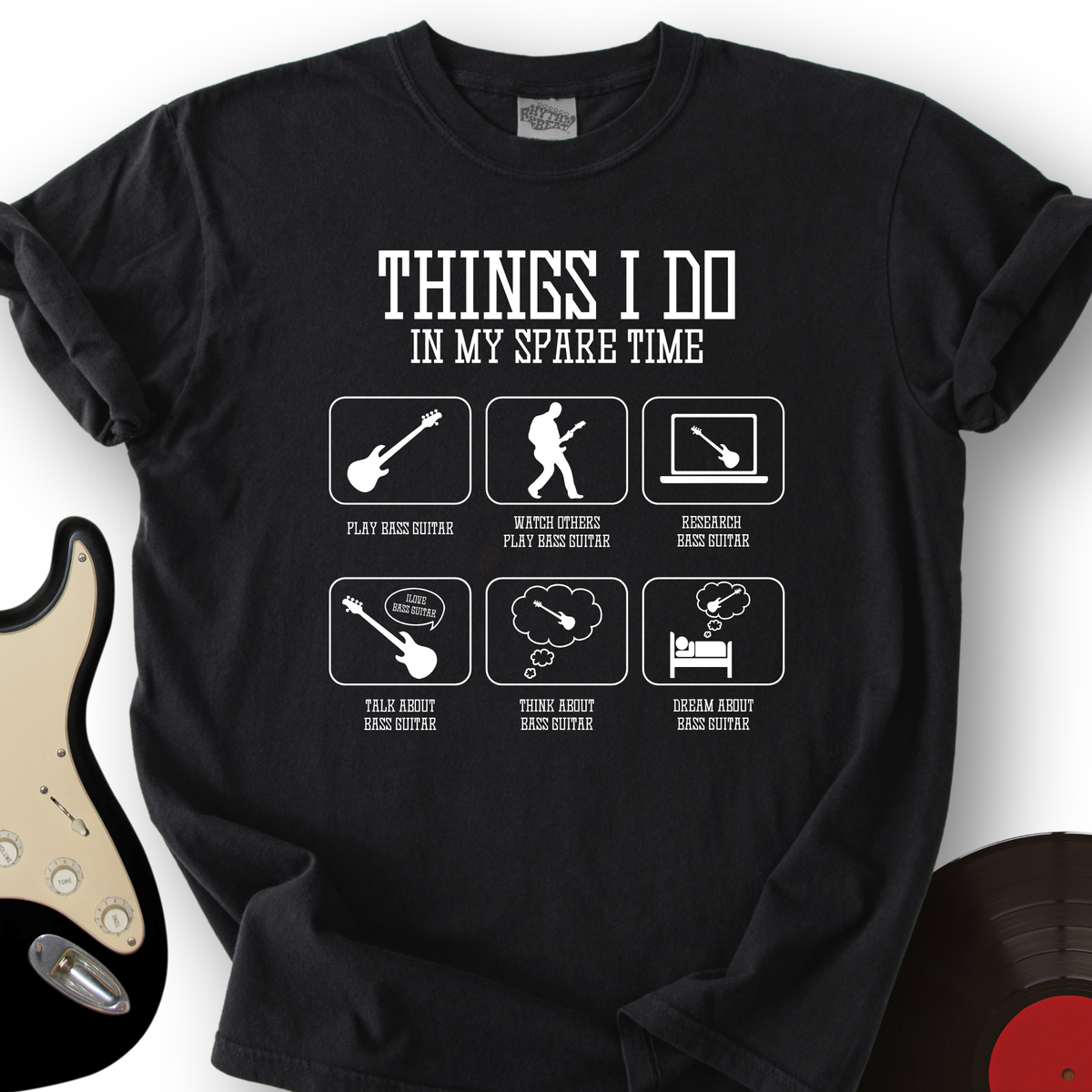 All I Do is Bass Guitar T-Shirt product image 7