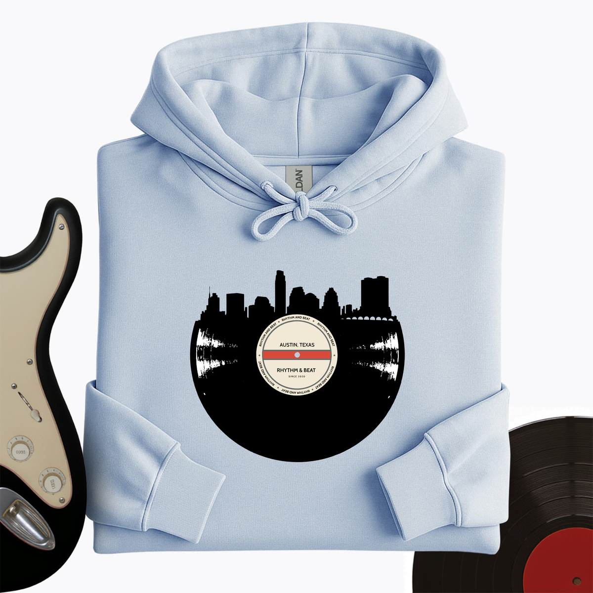 Vinyl Skyline Austin Hoodie product image 6