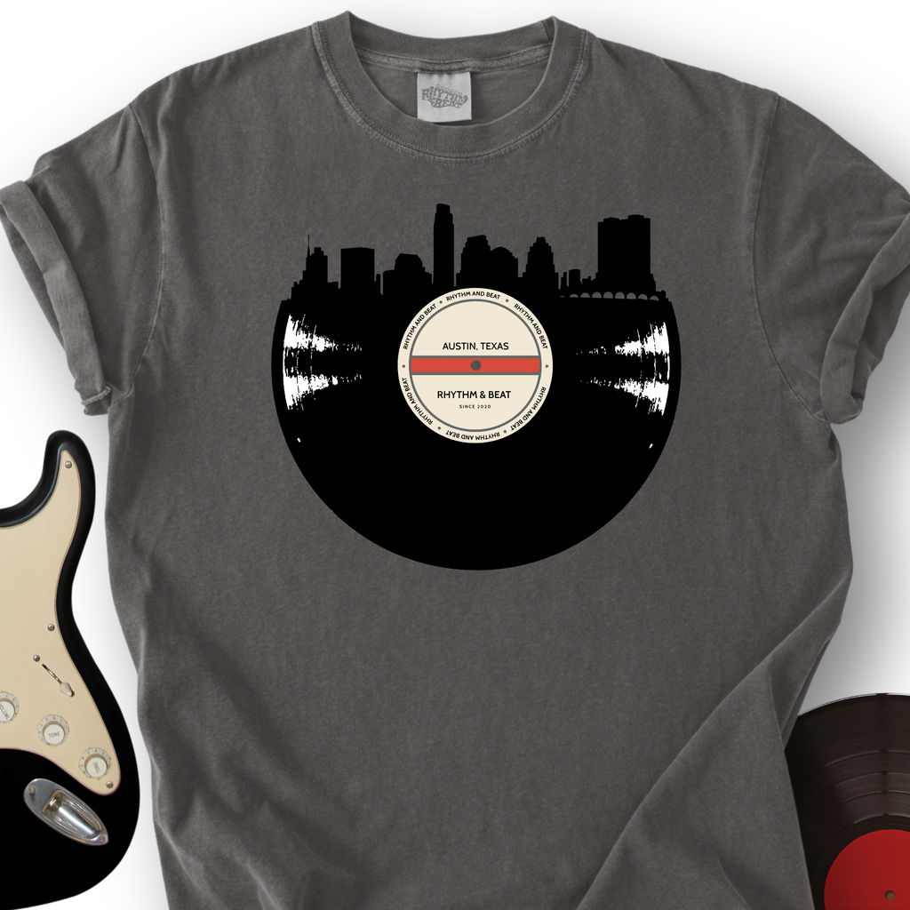 Vinyl Skyline Austin T-Shirt product image 2