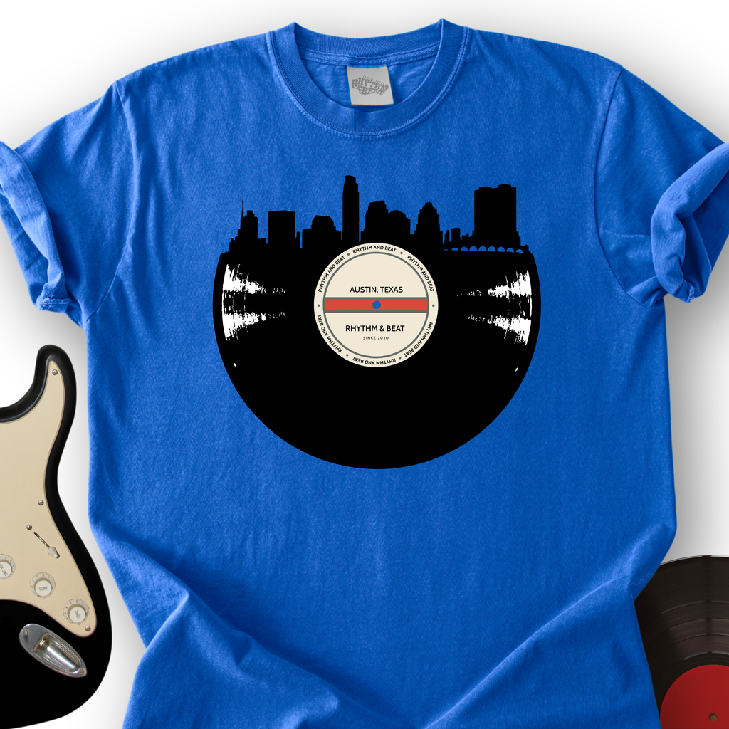Vinyl Skyline Austin T-Shirt product image 4