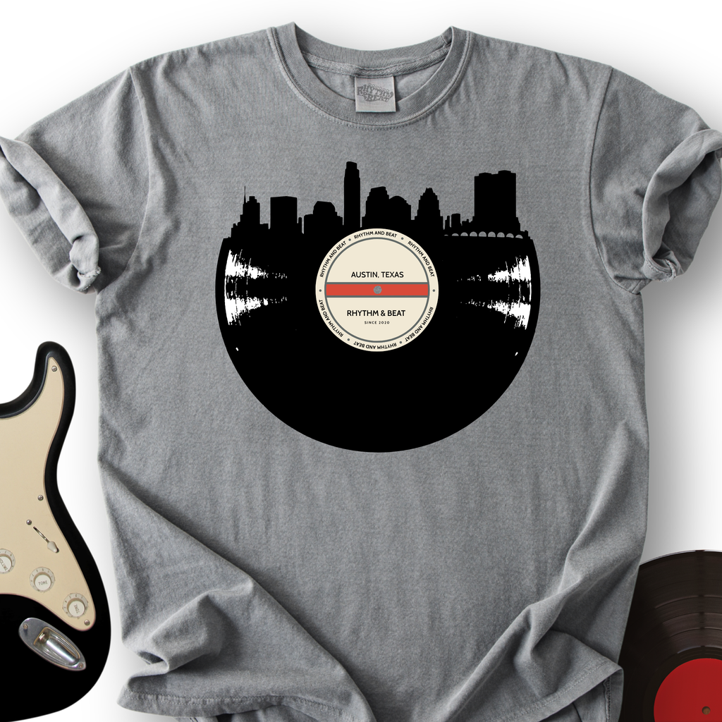 Vinyl Skyline Austin T-Shirt product image 5