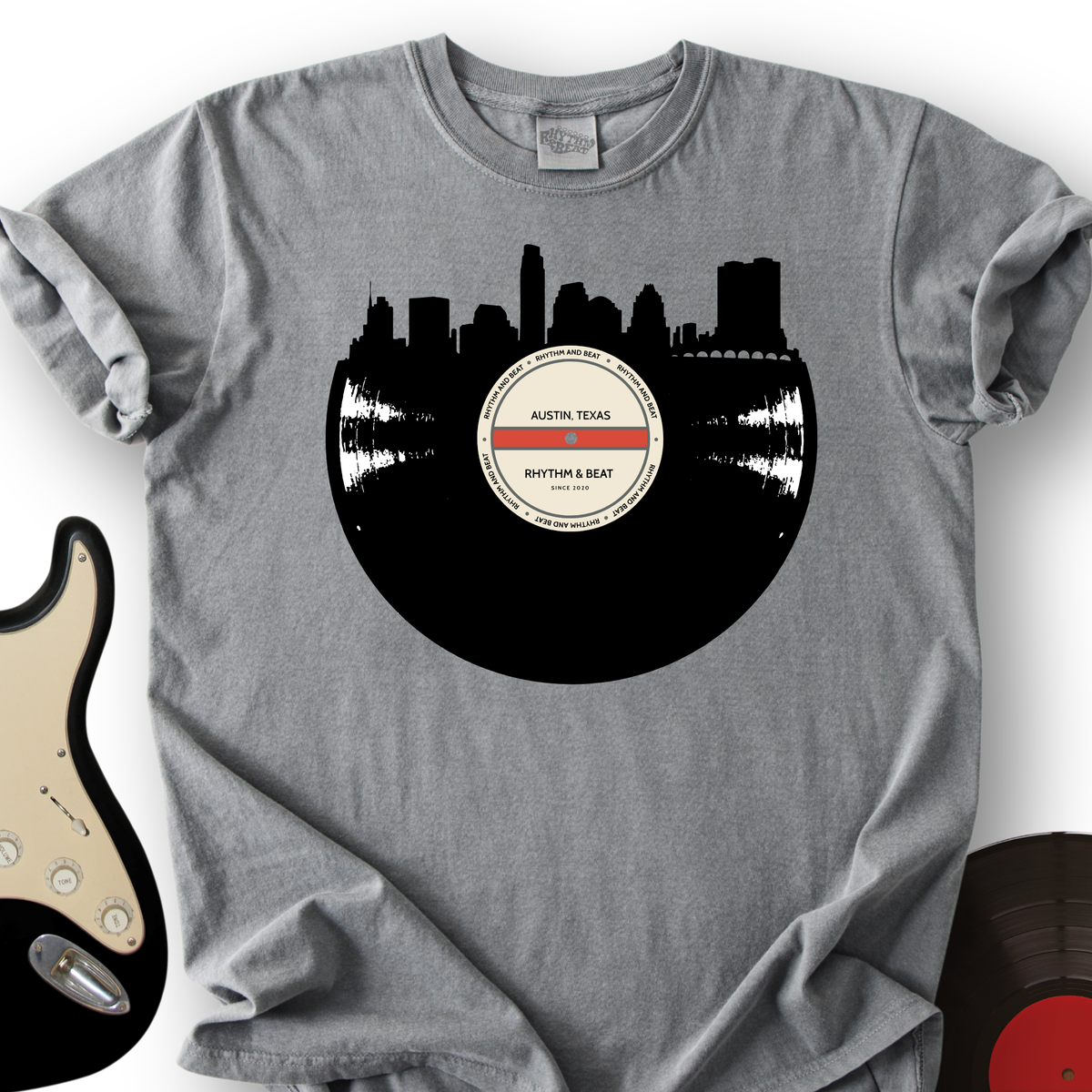Vinyl Skyline Austin T-Shirt product image 5