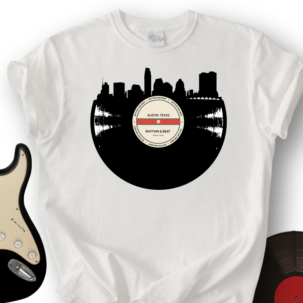 Vinyl Skyline Austin T-Shirt product image 1