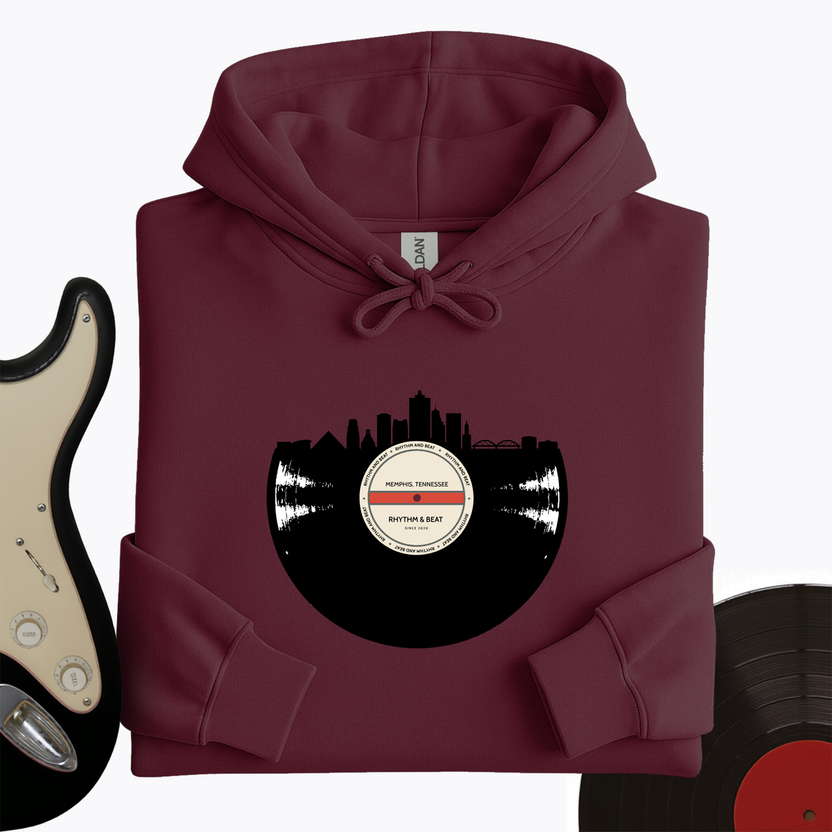 Vinyl Skyline Memphis Hoodie product image 3