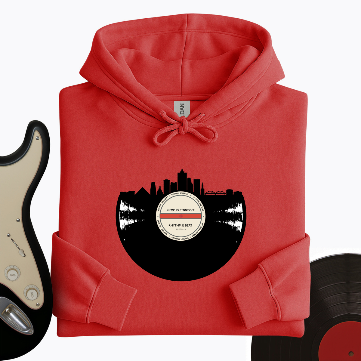 Vinyl Skyline Memphis Hoodie product image 6