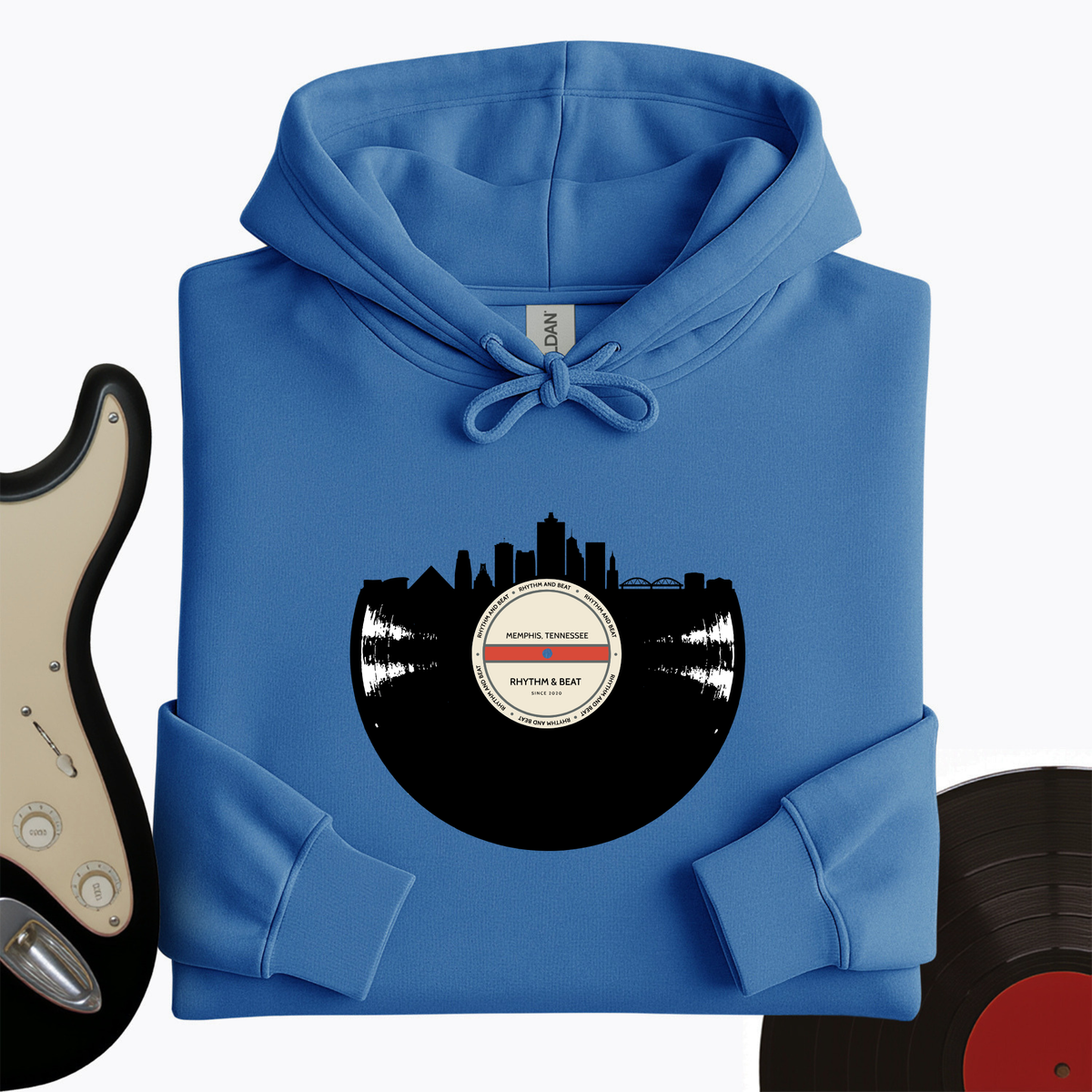 Vinyl Skyline Memphis Hoodie product image 7