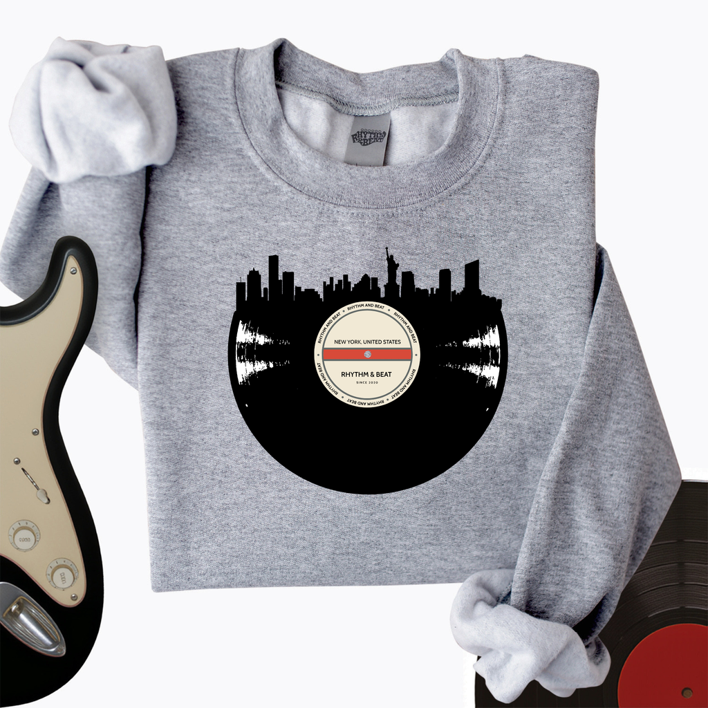 Vinyl Skyline New York Crewneck product image 2