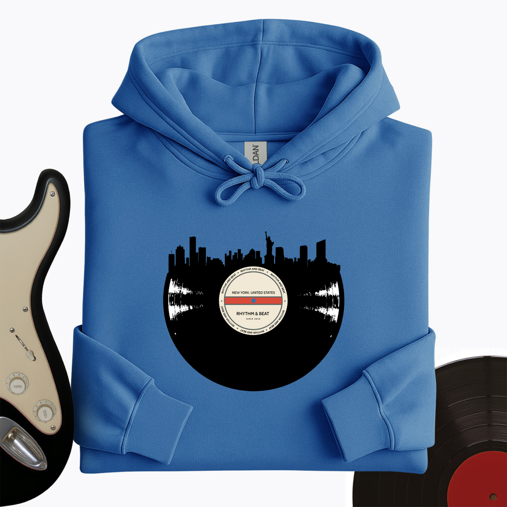 Vinyl Skyline New York Hoodie product image 7