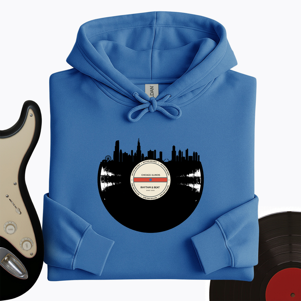 Vinyl Skyline Chicago Hoodie product image 8