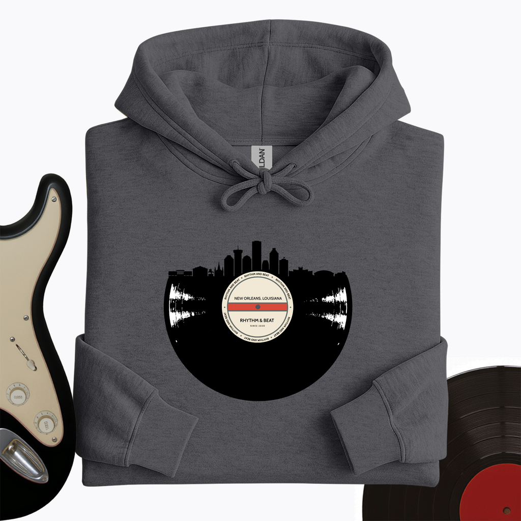 Vinyl Skyline New Orleans Hoodie product image 2