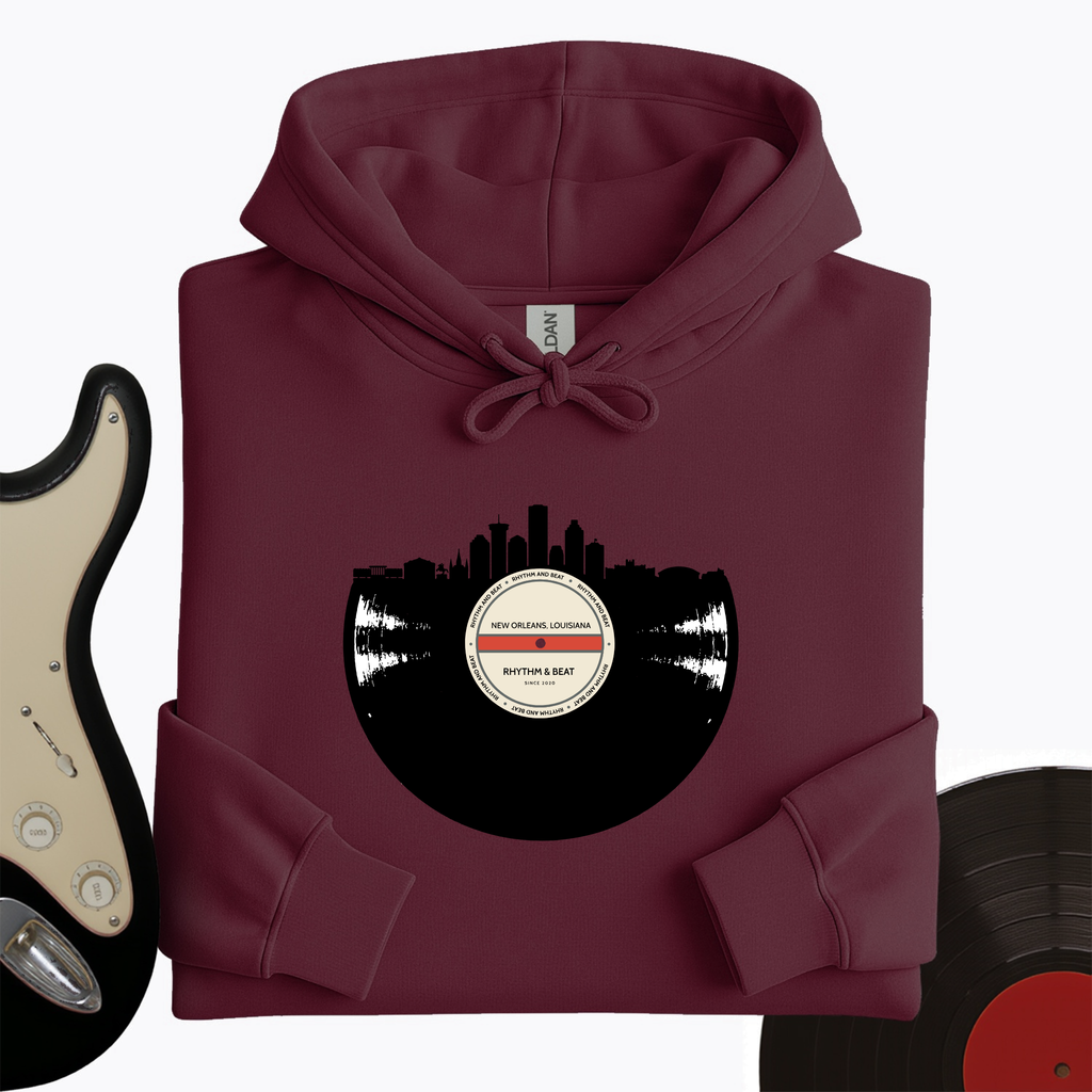 Vinyl Skyline New Orleans Hoodie product image 3