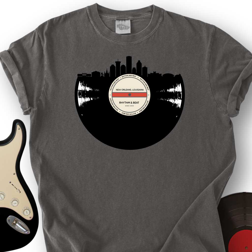 Vinyl Skyline New Orleans T-Shirt product image 3