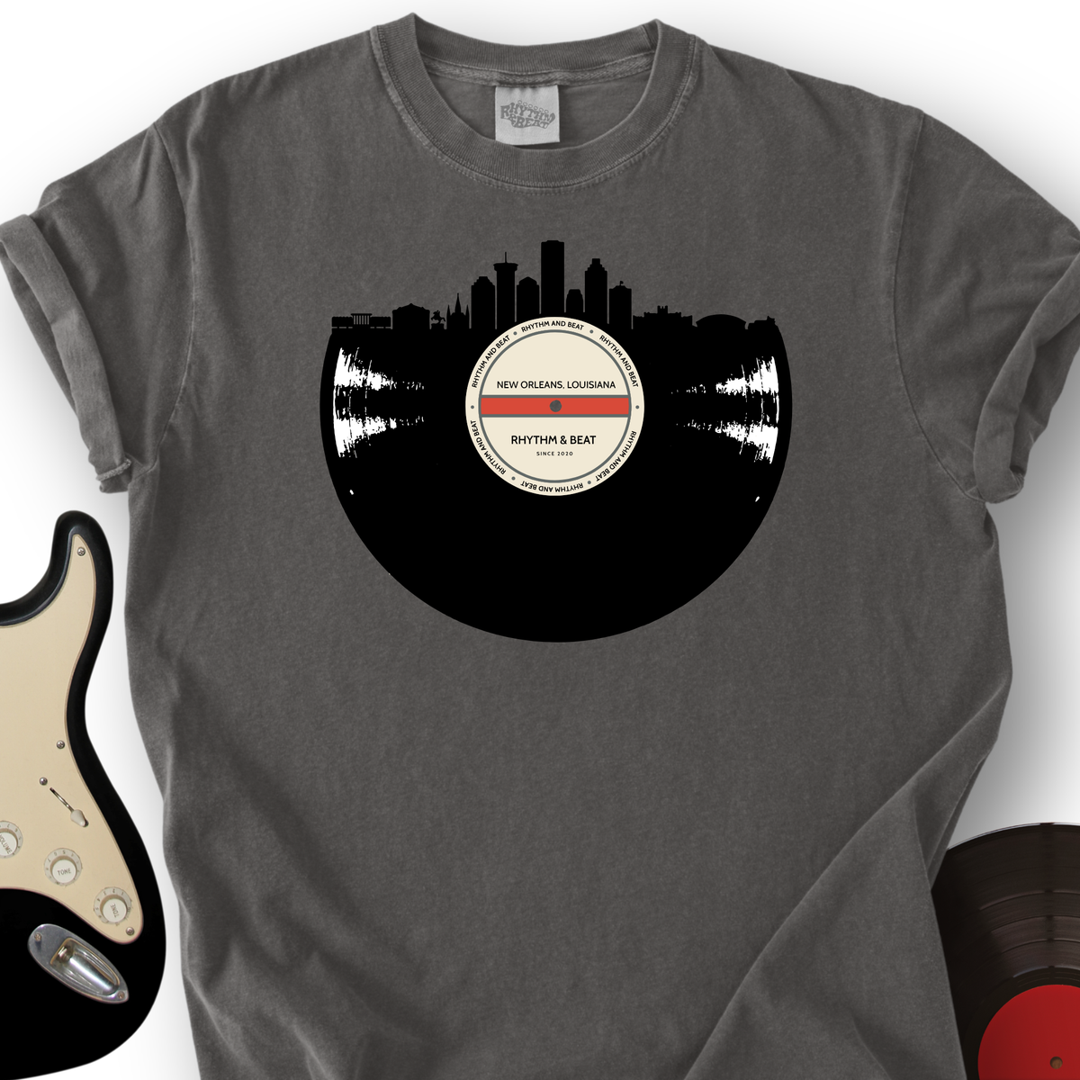Vinyl Skyline New Orleans T-Shirt product image 3