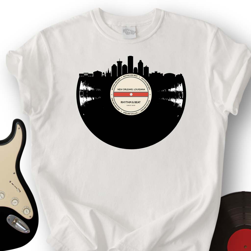 Vinyl Skyline New Orleans T-Shirt product image 5