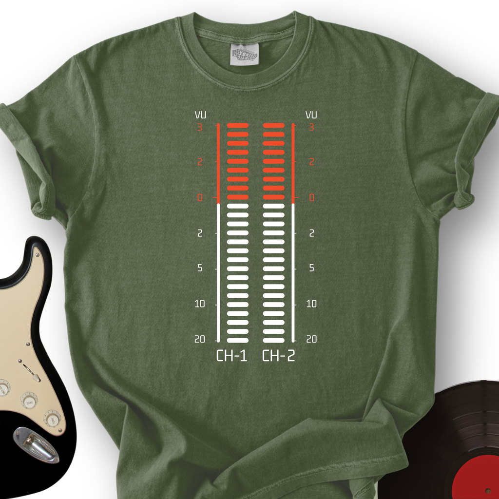 Vu Meter Sound Bar T-Shirt product image 7