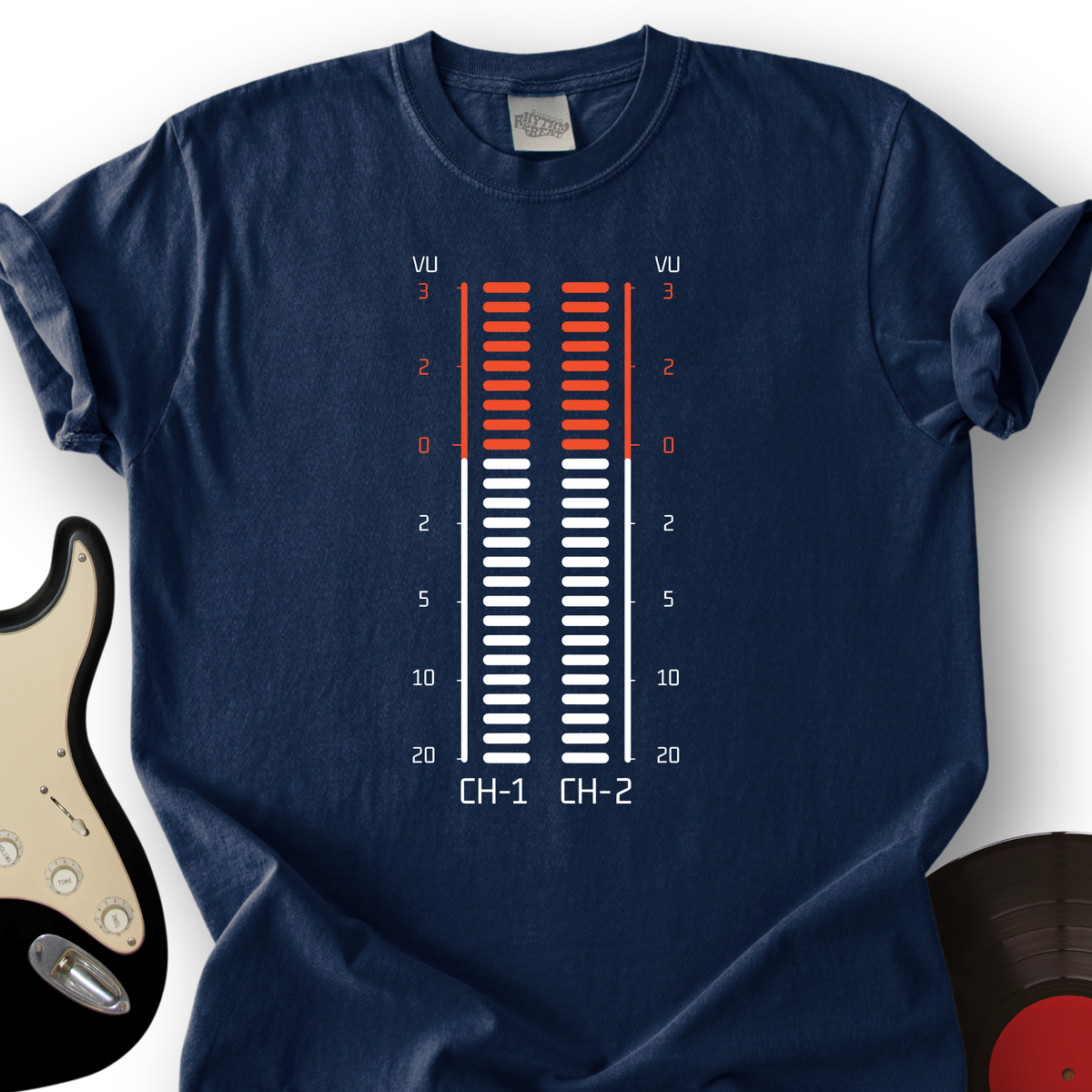 Vu Meter Sound Bar T-Shirt product image 4