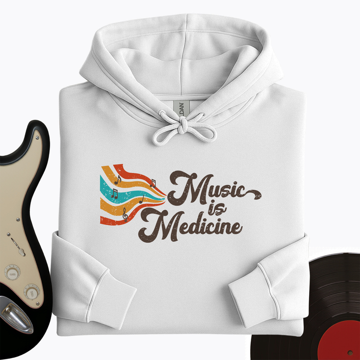 Music Is Medicine Hoodie product image 2