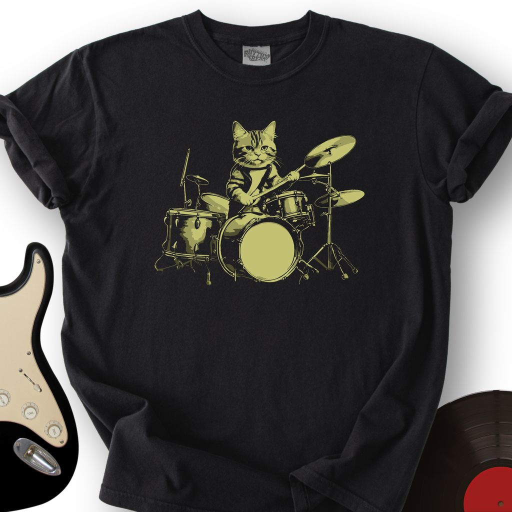 Cat Drums T-Shirt product image 6