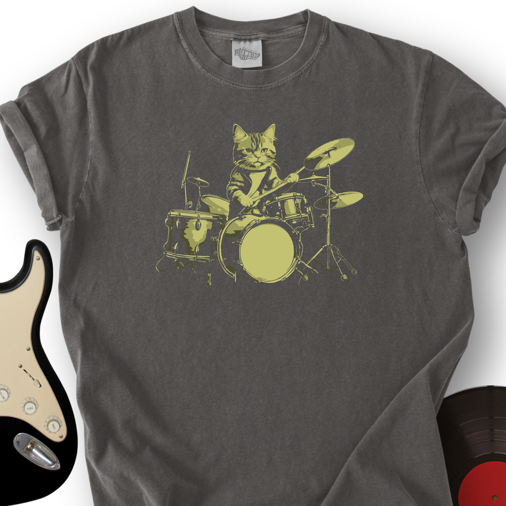 Cat Drums T-Shirt product image 3