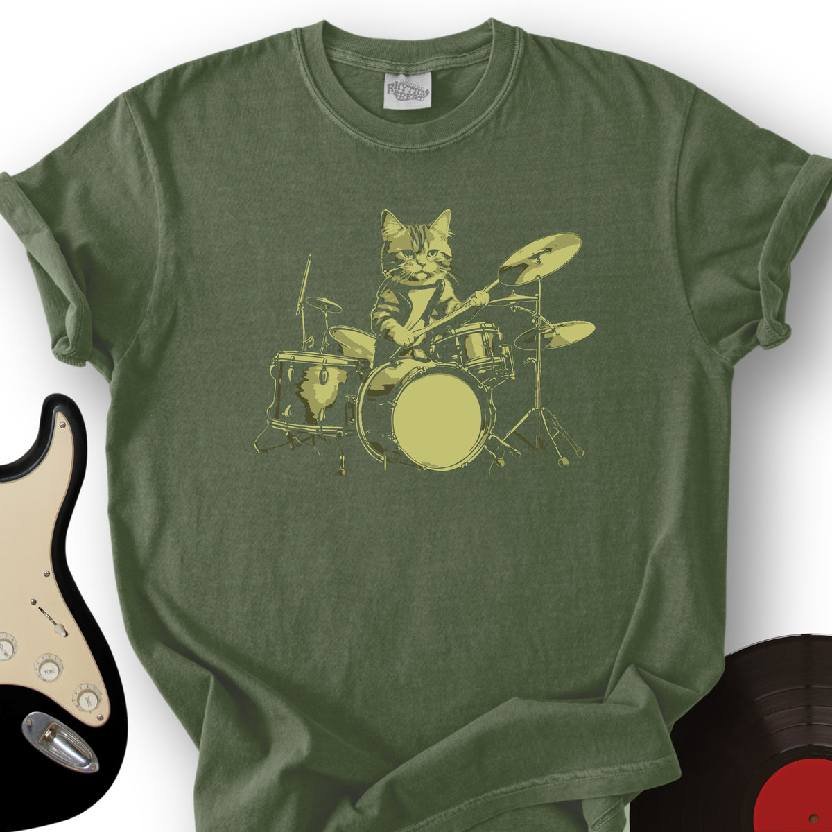Cat Drums T-Shirt product image 7