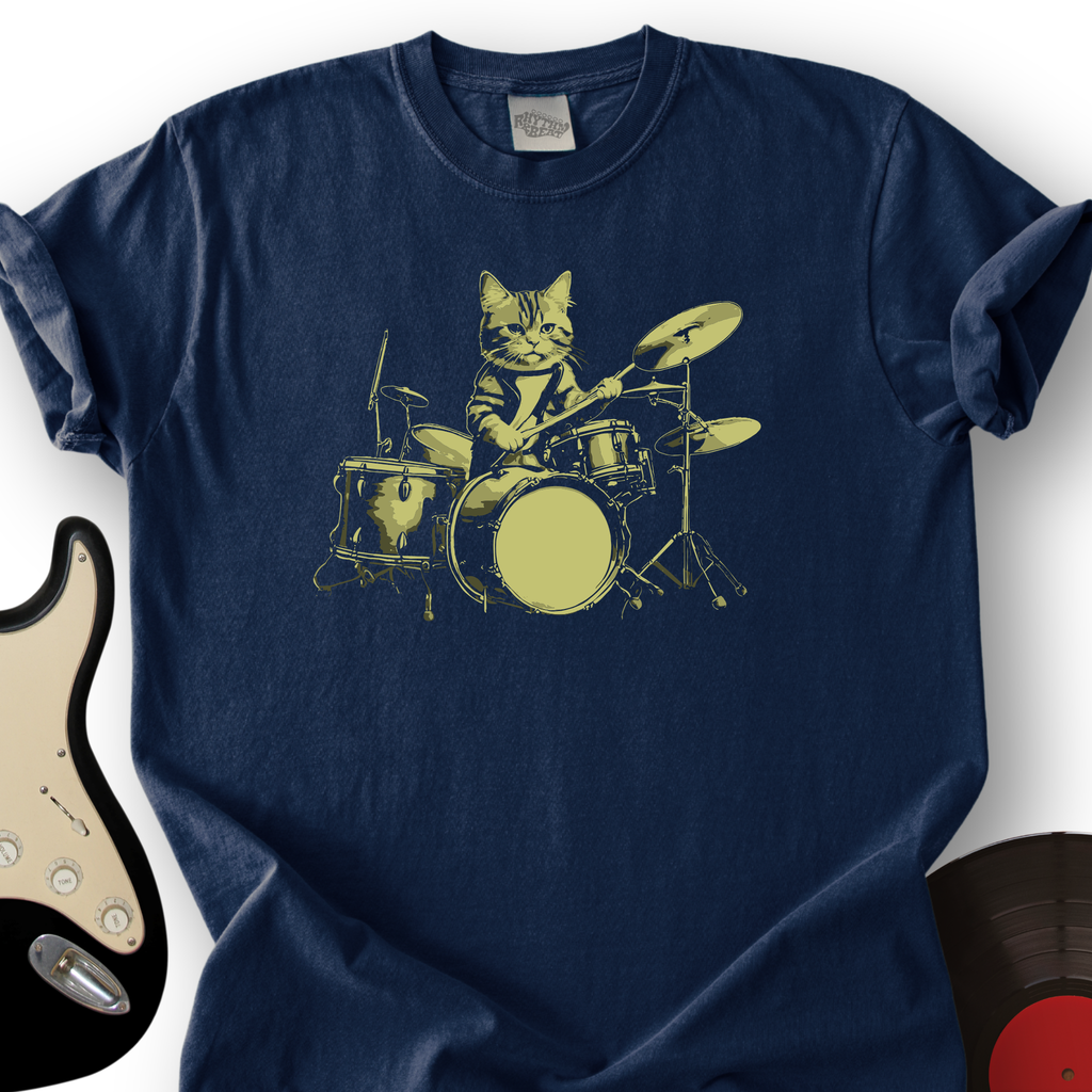 Cat Drums T-Shirt product image 1