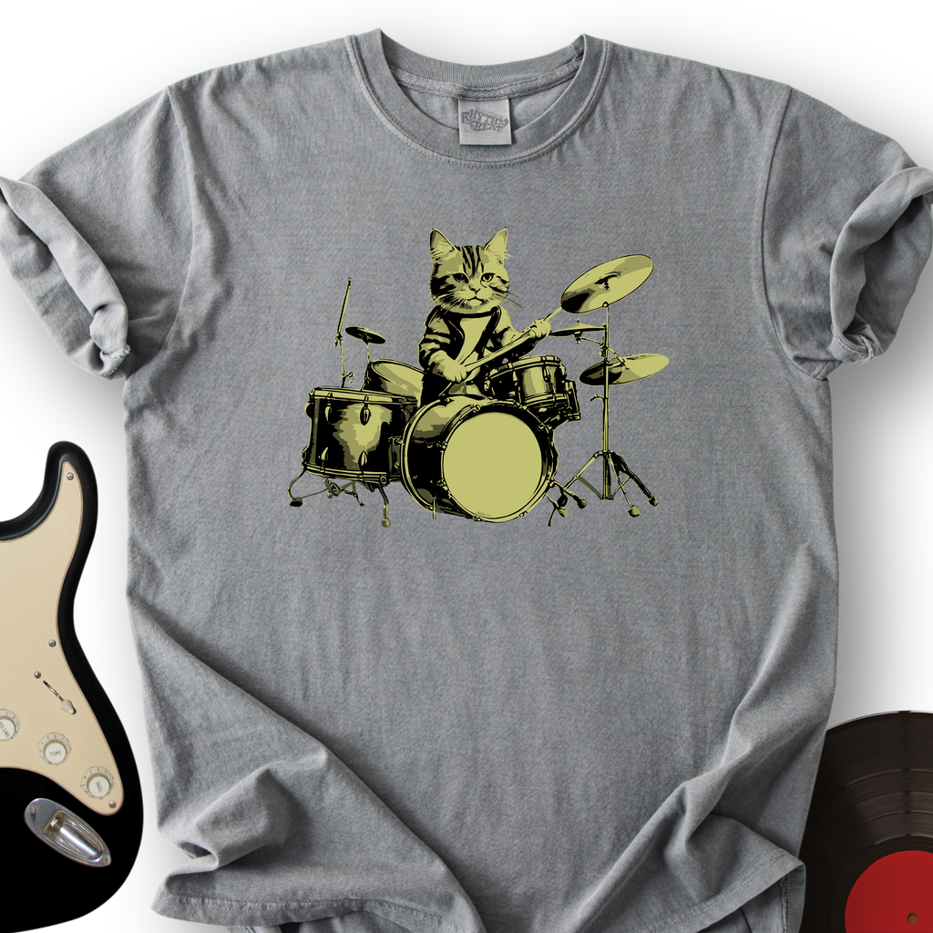 Cat Drums T-Shirt product image 5