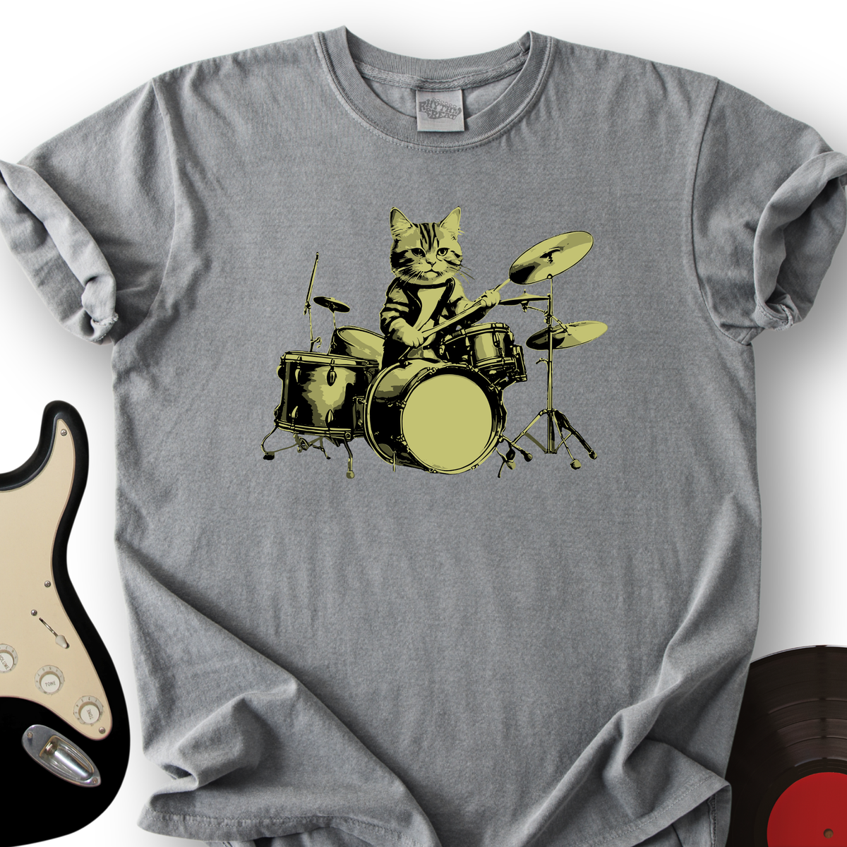 Cat Drums T-Shirt product image 5