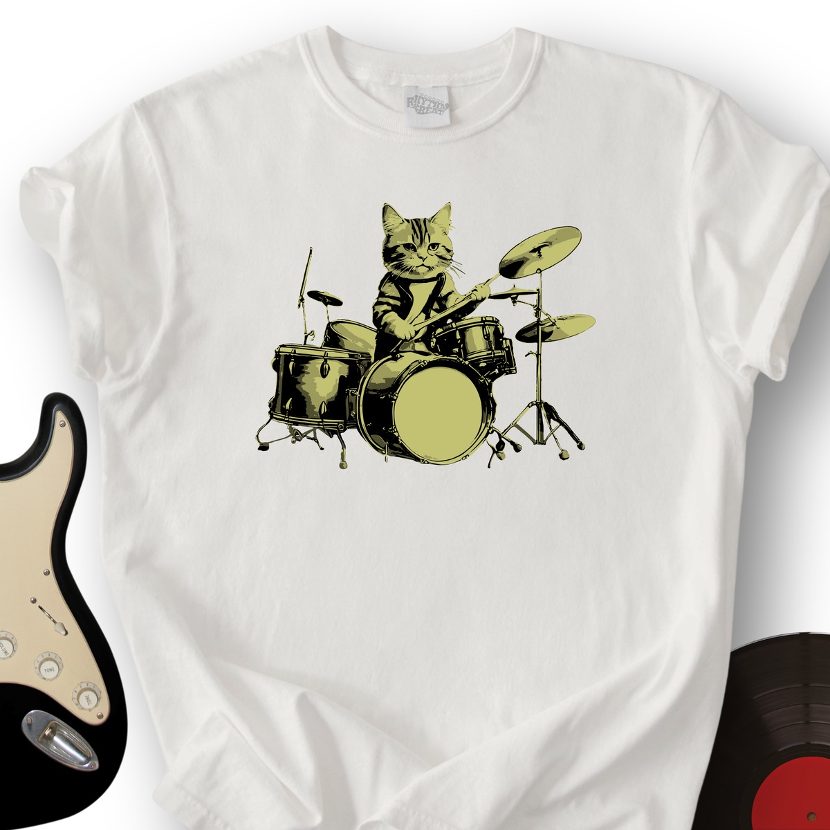 Cat Drums T-Shirt product image 2