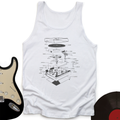 Vinyl Turntable Diagram Tank Top