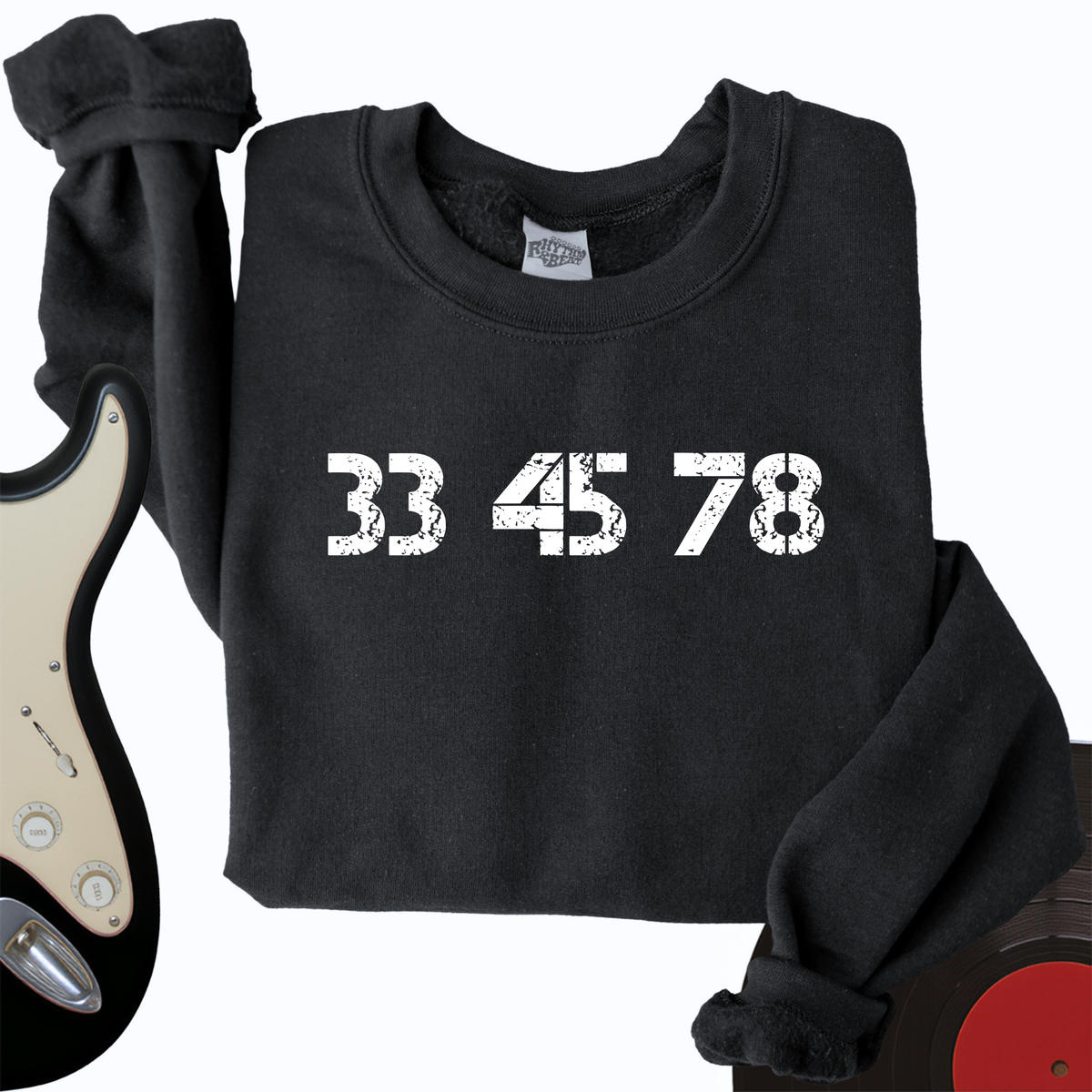33-45-78 RPM Turntable Crewneck product image 4