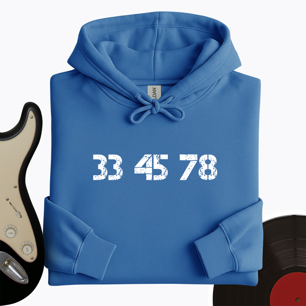 33-45-78 RPM Turntable Hoodie product image 1