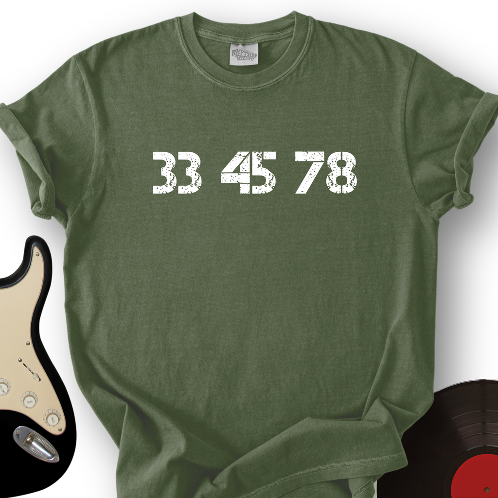 33-45-78 RPM Turntable T-Shirt product image 7