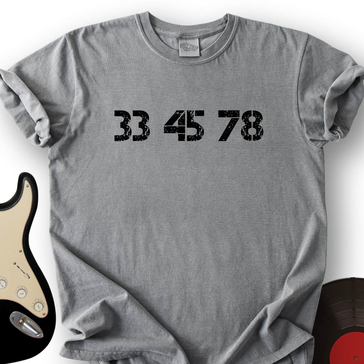 33-45-78 RPM Turntable T-Shirt product image 4