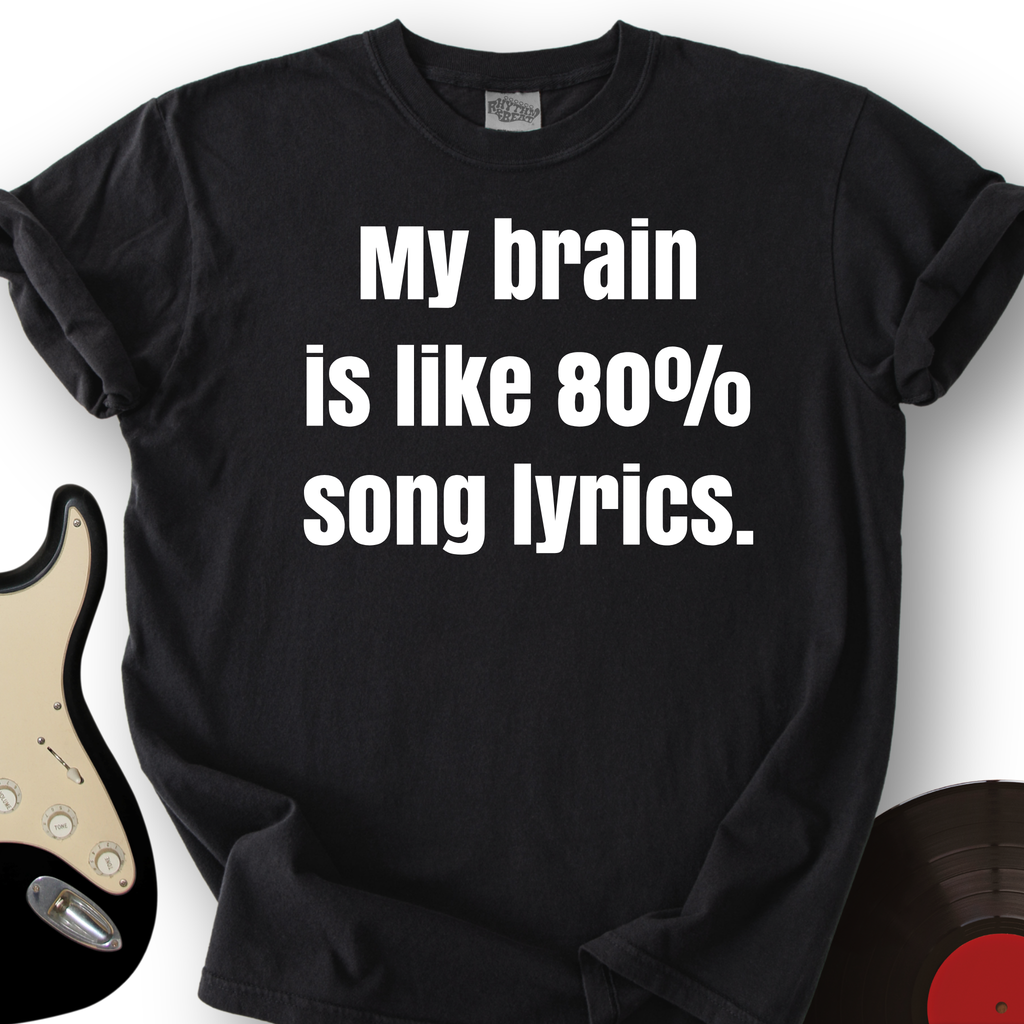 Brain of Lyrics T-Shirt product image 7