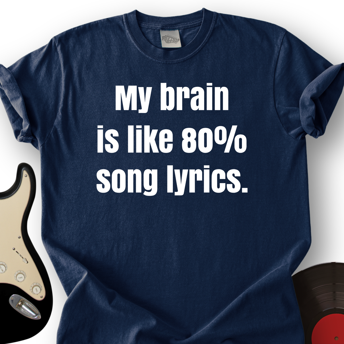 Brain of Lyrics T-Shirt product image 3