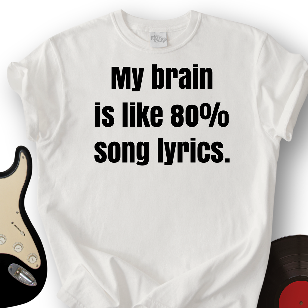 Brain of Lyrics T-Shirt product image 6