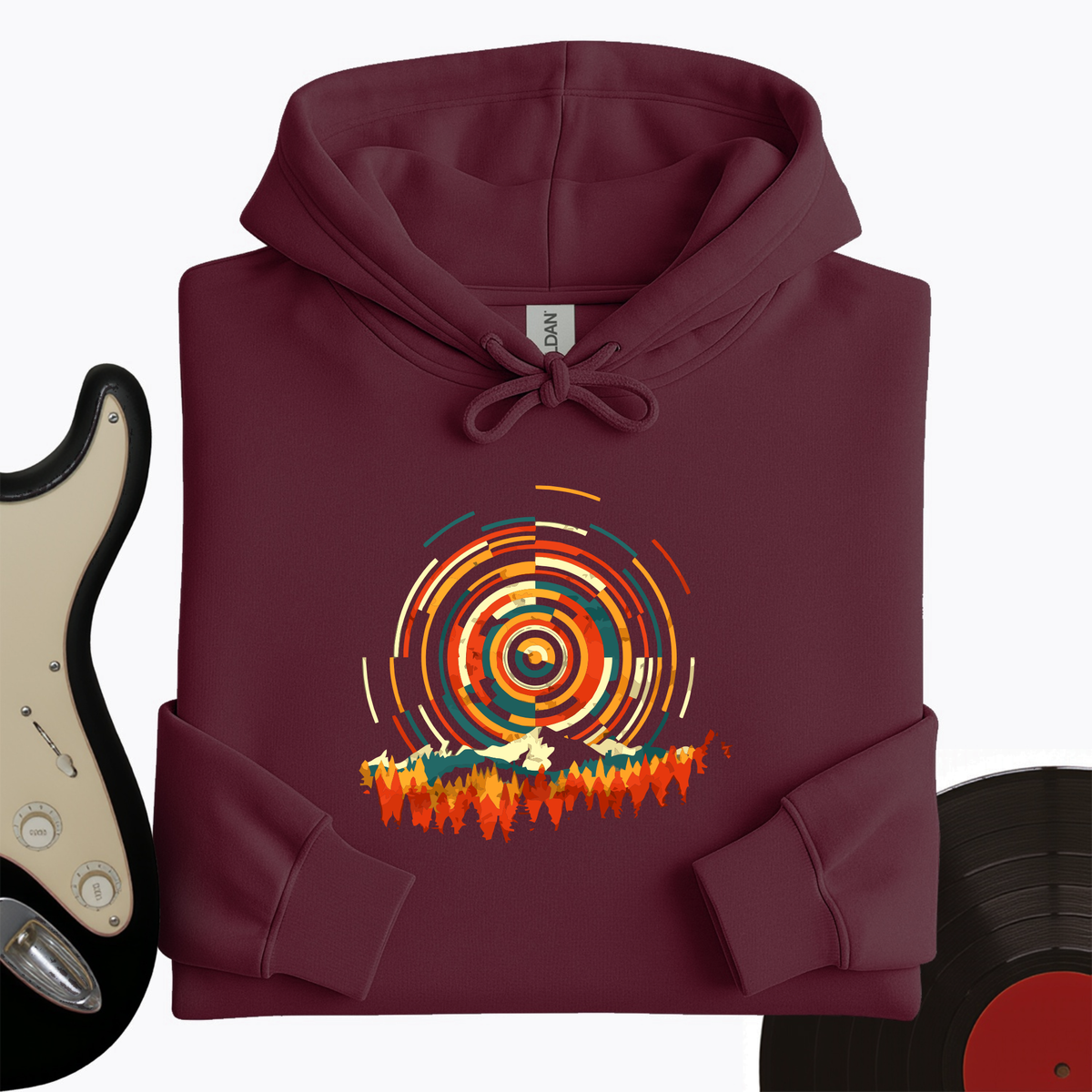 Musical Sunset Hoodie product image 3
