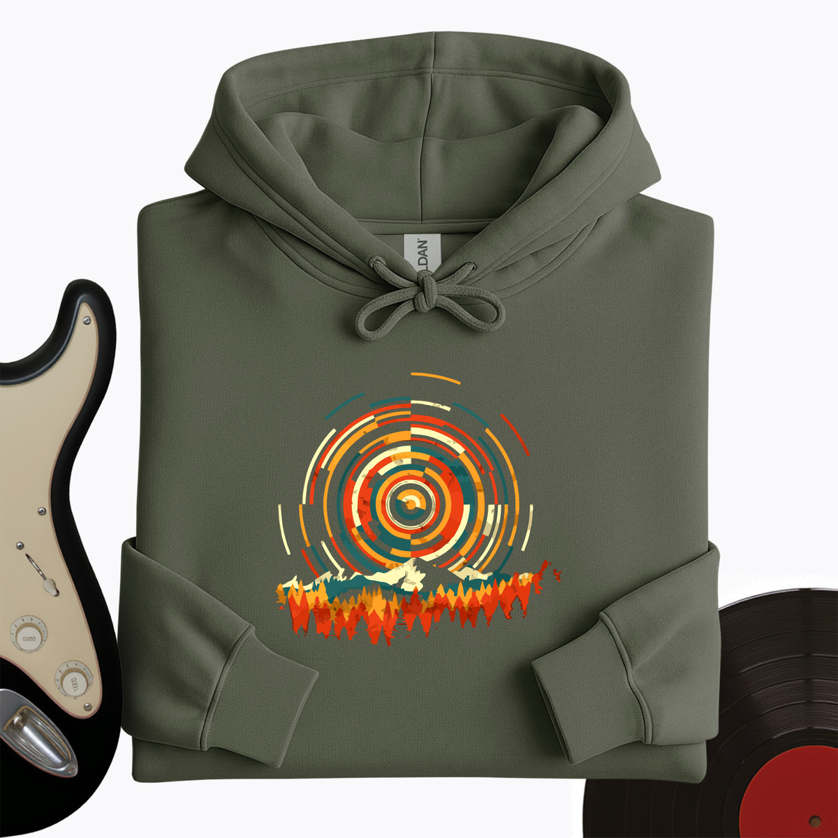 Musical Sunset Hoodie product image 8