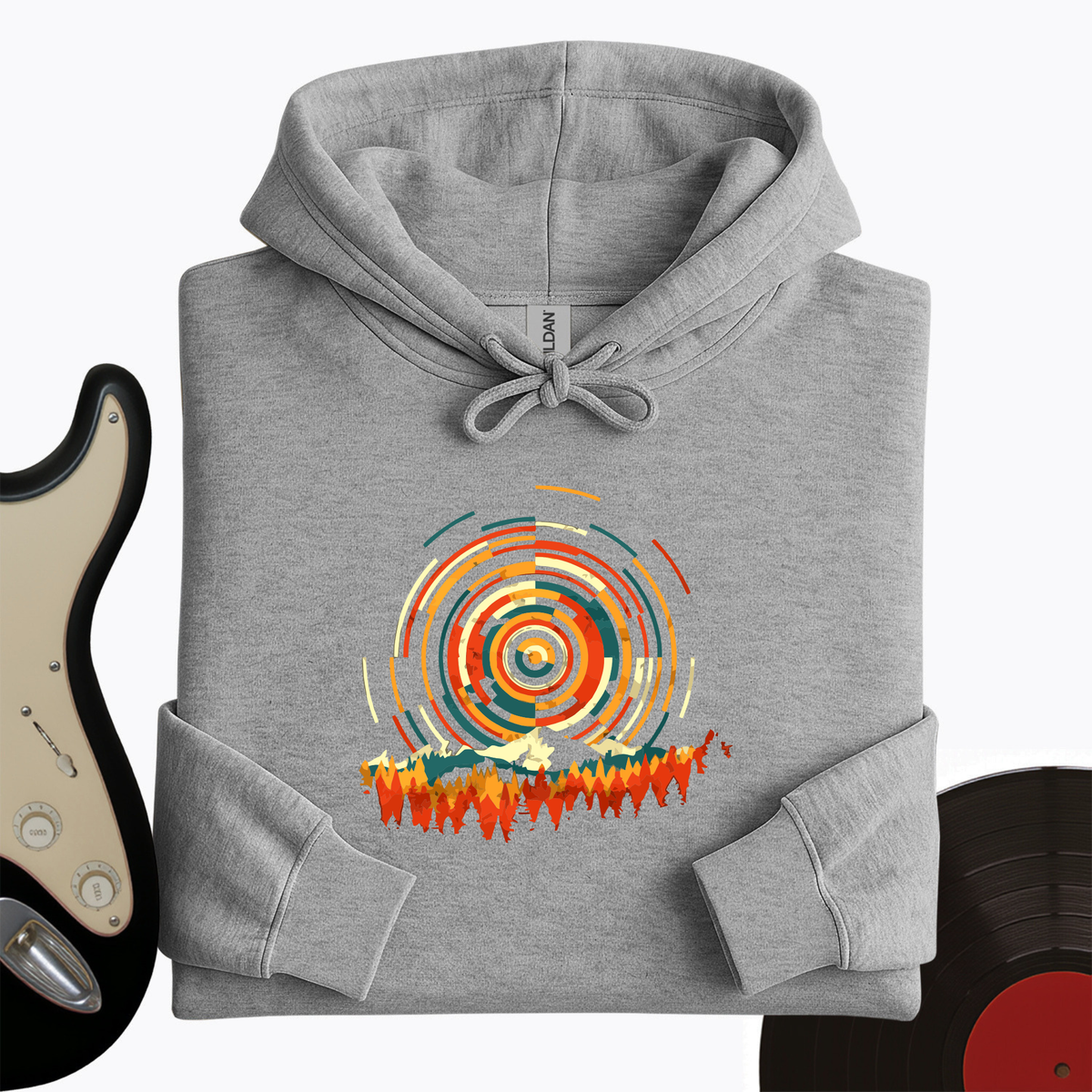 Musical Sunset Hoodie product image 4