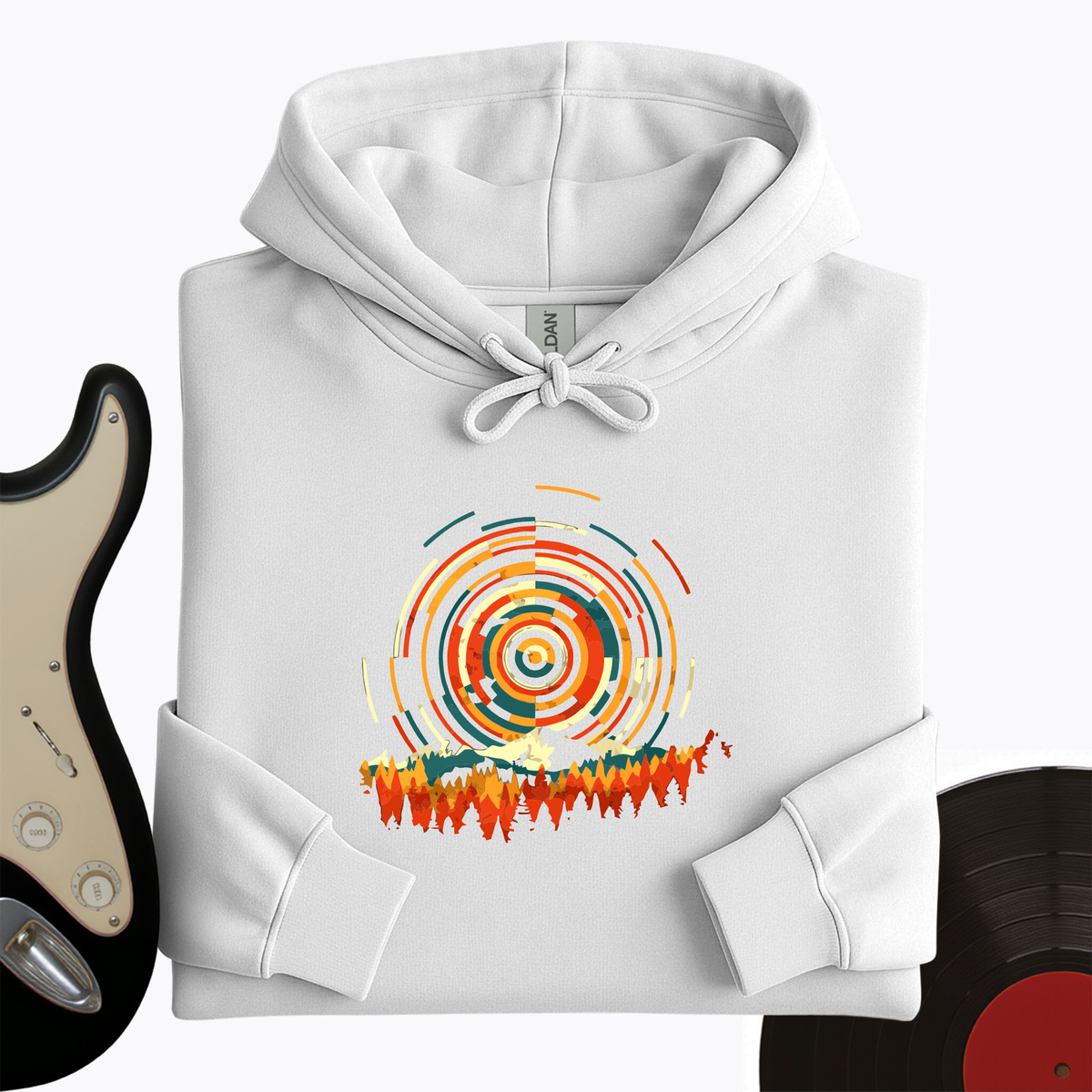 Musical Sunset Hoodie product image 5