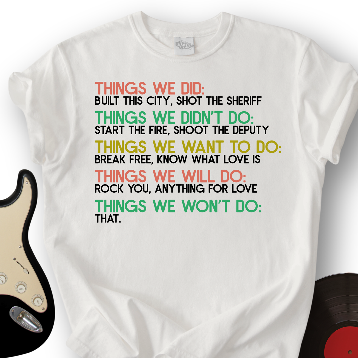 Things We Did T-Shirt product image 5