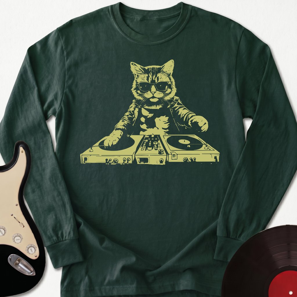 Cat DJ Long Sleeve
