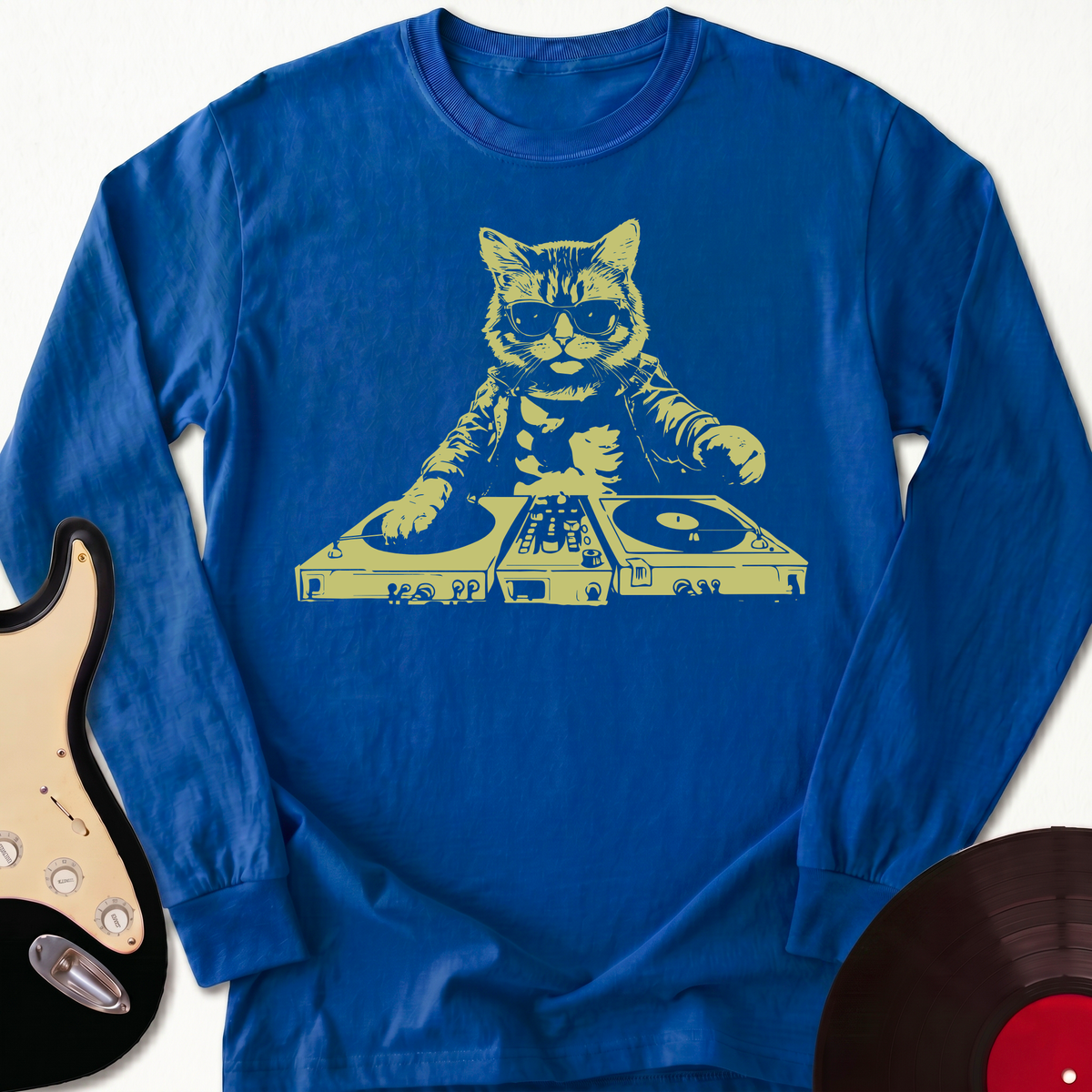 Cat DJ Long Sleeve